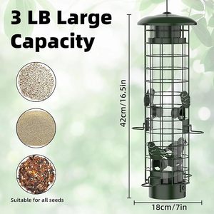<span class=keywords><strong>2025</strong></span> cao bán sóc bằng chứng Bird Feeder kim loại lưới Bird <span class=keywords><strong>feeders</strong></span> cho ngoài trời treo - Product Image 4