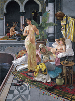 Peinture à l'huile sur toile écologique 100% faite à la main, art nu personnalisé avec un style néo-classique/postmoderne pour la décoration de la maison