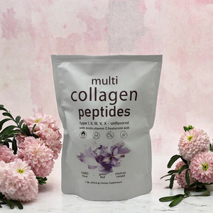 Colágeno en Polvo Multipeptídico de 1LB y 2LB, Tipos I, II, III, V y X con Biotina, Ácido Hialurónico y Vitamina C, Suplemento Dietético - Product Image 3
