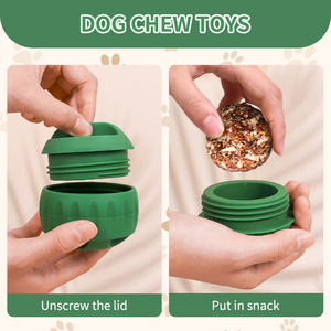 Wellfine Eco-Friendly Silicone <strong>Dog</strong> Chew <strong>Toy</strong> Ball Durable Freeze <strong>Treat</strong> Tray Dishwasher Safe Reusable Lick Tray - Product Image 4