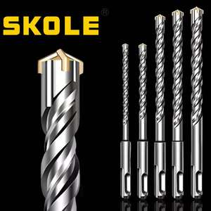 Mata Bor Multiguna SDS Plus, Mata Bor Karbida Solid, Mata Bor Berlian untuk Bor, Mata Bor Segmen Berlian untuk Lubang Bor - Product Image 2