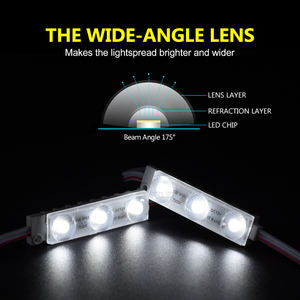 Módulo LED Impermeable 2835 1W Dc12v 3 LED para Letras de Cajas de Luz - Product Image 2