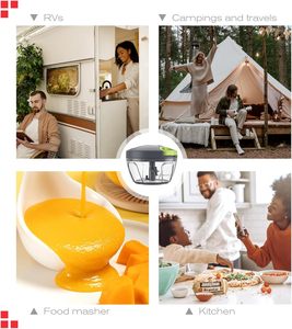 Picadora Manual Mini <span class=keywords><strong>con</strong></span> Cuchillas <span class=keywords><strong>de</strong></span> Acero Inoxidable, Picadora <span class=keywords><strong>de</strong></span> Frutas y Verduras, Venta al por Mayor <span class=keywords><strong>de</strong></span> Fábrica - Product Image 6