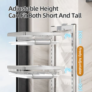 3 Katlı Duvara Monte Metal Bulaşıklık Paslanmaz Çelik Mutfak Kurutma Rafı Lavabo Rafı Saklama Tabağı Kase Düzenleyici - Product Image 4