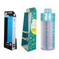 Maßgefertigter Karton-Grußkarten-Präsentationsständer, Mehrstufiges Papier-Regal für Postkarten & Geschenkkarten mit Kopfleiste
