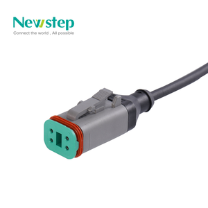 Faisceau de câblage d'injecteur de moteur Newstep ISM11 QSM11, prise 2P RGB IP67 automobile avec connecteurs 455-7 3803682 3071626 - Product Image 3
