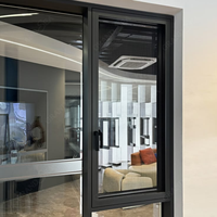 Ventana Abatible Multipanel de Aluminio de Lujo Certificada con Vidrio Aislante para Proyectos de Construcción de Alta Gama en la UE y EE. UU.