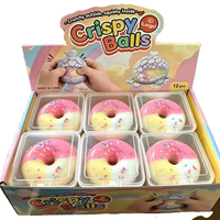 12 styles de jouets anti-stress en forme de patte de chat, en forme de beignet au chocolat croustillant, faits à la main, en forme de boule, jouets à presser, jouets de décompression, vente en gros