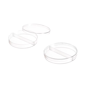 Prato da cultura plástica descartável do tecido, 9cm prato petri dish dois/três compartimentos esterilizados da cultura da célula prato - Product Image 4