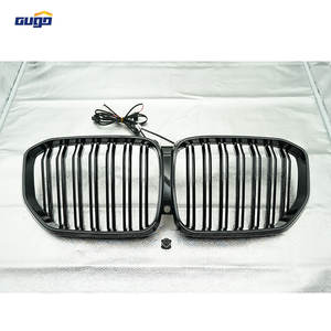 GUGO 2019-2022 pour <span class=keywords><strong>BMW</strong></span> <span class=keywords><strong>X5</strong></span> G05 Early Double Line Front Grille Bright Black Luminous Car Modified <span class=keywords><strong>X5</strong></span> with New Condition - Product Image 2
