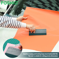 Logo Foshio outils de Film de vinyle de voiture personnalisés avec raclette d'emballage en plastique avec feutre