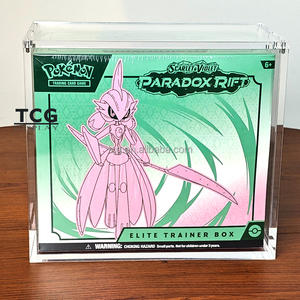 TCG Vente en gros <span class=keywords><strong>Pokemon</strong></span> <span class=keywords><strong>Go</strong></span> Elite Trainer Box Acrylique Aimant Vitrine Anti-UV PLUS Protection <span class=keywords><strong>ETB</strong></span> <span class=keywords><strong>Pokemon</strong></span> Case Avec Base - Product Image 1