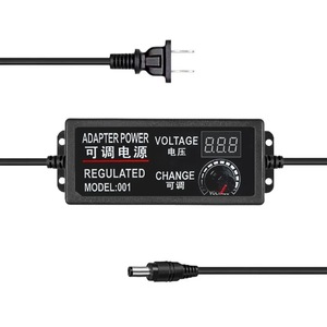 Có thể điều chỉnh 3-24V 3A AC/<span class=keywords><strong>DC</strong></span> động cơ Power Adapter với điều khiển tốc độ & mờ 72 Wát EU/chúng tôi cắm 1m cáp dc5.5mm cho người hâm mộ điện - Product Image 1