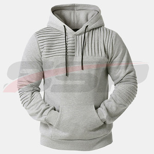 เสื้อฮู้ดผู้ชายสไตล์ลำลองสำหรับผู้ชายเสื้อผ้าแนวสตรีทผลิตจากปากีสถาน - Product Image 1