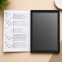 Boîte d'emballage en forme de livre pour protecteur d'écran en verre trempé pour téléphone portable/tablette de 8 pouces/10 pouces/11 pouces, impression offset