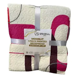 Cubrecama Estampado DANIDUL con Diseño Floral, Tamaño Queen, Decoración para el Hogar - Product Image 3