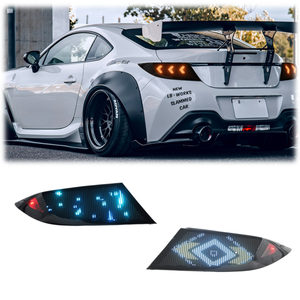 Digital Screen <b>LED</b> Tail <b>Light</b> <b>Red</b> Lens for 2022+ GR86/BRZ Taillights Sequential DRL Turn Signal Break Rear Lamp - Product Image 1