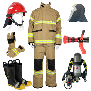 Ati-fire Pas Cher Prix Nomex Ensemble Complet Pompier Uniforme Pompier Costume EN469 Pompier Gear Aramide Vêtements Casque Bottes - Product Image 1