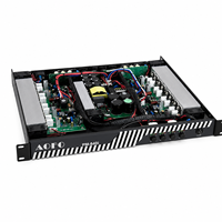 Amplificateur de puissance professionnel 1U 2/4 canaux 400W pour enceintes de salle de conférence, système audio de réunion