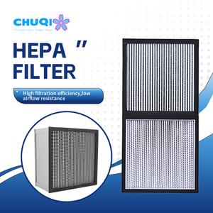 Filtre HEPA de qualité H13 H14, filtre ULPA plissé profond 320x320x220mm, filtre pour boîtier de flux laminaire, fabrication OEM - Product Image 2
