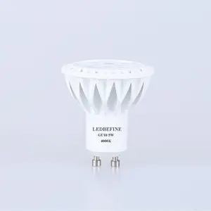 LEDBEFINE GU10 LED Bulb 5W 4000K Neutral White 120V non dimmable