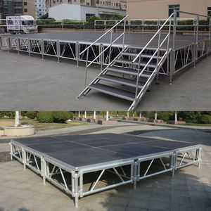 Plate-forme de scène portable 4 * 4ft, 4 * 8ft Scène de concert avec tambour - Product Image 6