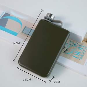 Flacon portable de 8 oz en acier inoxydable pour vin, alcool, whisky, <span class=keywords><strong>liqueur</strong></span>, flacon de hanche en métal, style russe et allemand - Product Image 2