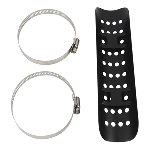 Protection de tuyau d'échappement de <span class=keywords><strong>moto</strong></span> en acier inoxydable, bouclier thermique anti-brûlure, couvercle de protection pour silencieux, accessoires modifiés - Product Image 3