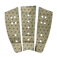 Tapis de planche de surf personnalisés en EVA, 3 pièces, texture rhombique, pour une adhérence optimale sur planches de surf par temps humide