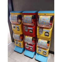 Distributeur automatique de capsules de jouets manuel à 2 niveaux, 45-75 mm, mini distributeur automatique de service libre