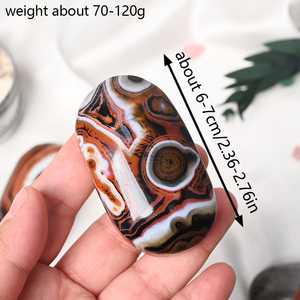 Piedra de Palma de Cristal Curativa Ecológica de Alta Calidad con Tallado de Sombra y Técnica de Mosaico para Decoración del Hogar - Product Image 2
