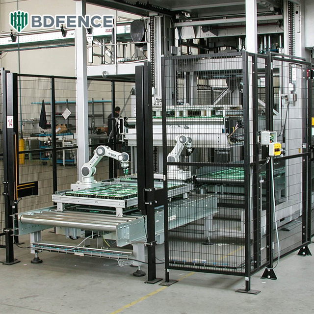 Integrated Robot Safety Fence System with Remote Monitoring and Analytics for Industrial Machine Guarding and Robot Protection