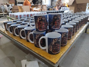 Nouveauté Tasse en céramique de thé café peinte à la machine à coudre 3D personnalisée créative amusante - Product Image 6