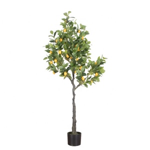90% simulación de venta directa de fábrica de <span class=keywords><strong>maceta</strong></span> pequeña artificial limón planta un árbol para la decoración - Product Image 5