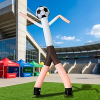 Football en plein air Sports air Dancer Double Jambes Football Sky Dancer Gonflable Tube Agitant Homme pour Événements