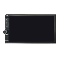 Autoradio Android universel 7 pouces avec boutons latéraux et molette, écran tactile tout-en-un, compatible Carplay