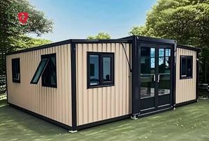 Oferta Especial: Casa Contenedor Plegable de Doble Ala Personalizada OEM, Mini Casa Prefabricada Expandible para Dormitorio y Sala de Estar - Product Image 3