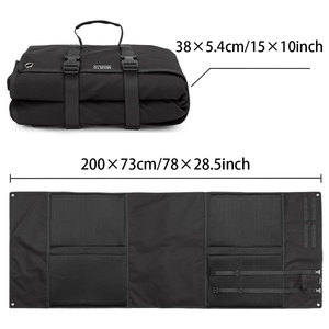 Tapis de tir tactique pliable et portable Kango, imperméable, noir, avec poignée de transport - Product Image 6