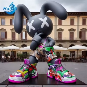 Statue en fibre de verre grandeur nature, design pop art personnalisé, décoration de jardin et de parc, <span class=keywords><strong>sculpture</strong></span> d'anime créée en usine pour la maison - Product Image 3