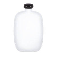 100ml 200ml 250ml 350ml 500ml Mattierte Flachflasche für Getränke, Cold Brew Kaffee, Glasflasche für Saft, Likör und Getränke