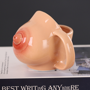 クリエイティブ磁器カップセラミックコーヒーマグ女性の体の胸大きなおっぱいマグ - Product Image 2