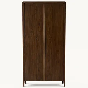 Set furnitur kerajinan tangan desain antik mewah kabinet kayu ek kain berkualitas tinggi