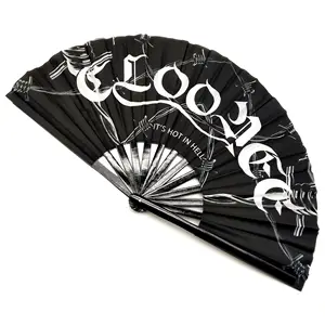 2023 Hot Summer Handheld Folding Fan Wedding Party Decoration Festival Dance ventaglio a mano personalizzato