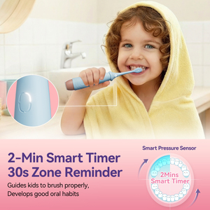 SEAGO 2026 Nuovissimo Spazzolino Elettrico Sonico per Bambini SG-2811 con Impermeabilità IPX7 e Sensore <span class=keywords><strong>di</strong></span> Avviso Pressione - Product Image 3
