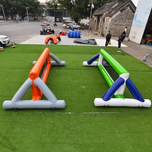 Jaula de fútbol inflable hermética Puerta de fútbol de PVC y zapatos de velocidad Juegos Shooter Puerta sellada al aire-Producto deportivo y de entretenimiento - Product Image 3