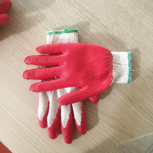 Gants de jardinage réutilisables en coton et polyester avec revêtement en latex antidérapant et anti-coupure, avec poignet tricoté, 10 paires, protection pour les mains - Product Image 5