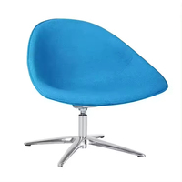 Kabel Grande chaise d'appoint pivotante à siège unique Mobilier de maison de style tendance pour salon, bureau, loisirs et salle de réunion
