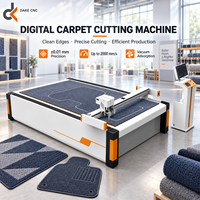Machine de découpe de tapis numérique de haute précision avec table aspirante et couteau oscillant