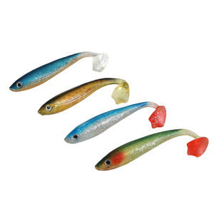 vivid fish colors soft plastic fishing lures 12cm 12g soft plastic tail fishing lure