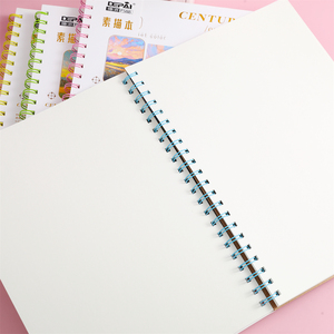 Blocco da <span class=keywords><strong>Disegno</strong></span> Depai A4 con Spirale, 45 Fogli, Carta da <span class=keywords><strong>Disegno</strong></span> Bianca 100GSM, Vari Design di Copertina, Blocco per Schizzi Artistici per Studenti - Product Image 2